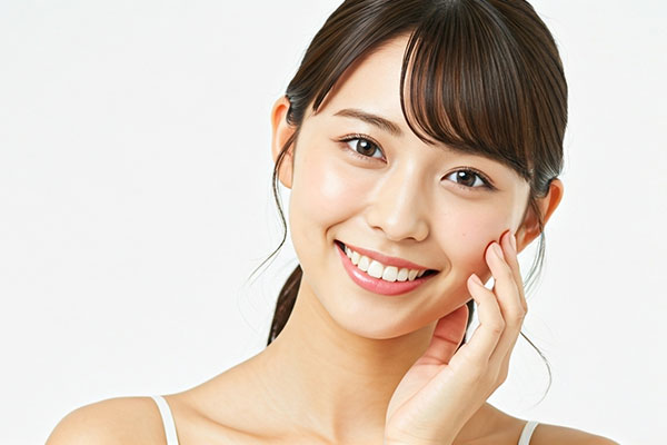笑顔の女性
