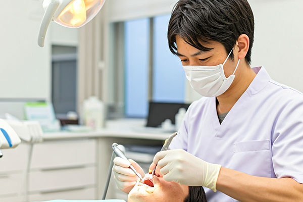 虫歯の取り残しがないように削る