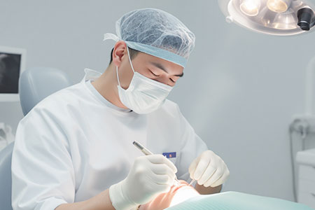 インプラント二次オペの様子