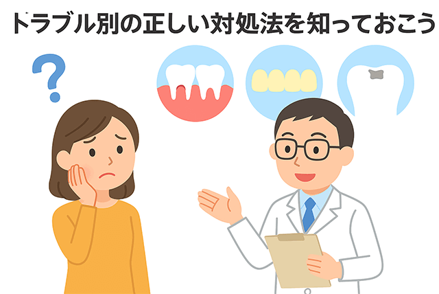 トラブル別の対処法